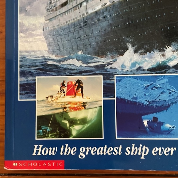 Vintage 1988 Scholastic A Time Guess Book Exploring the Titanic paperback book - Picture 4 of 16